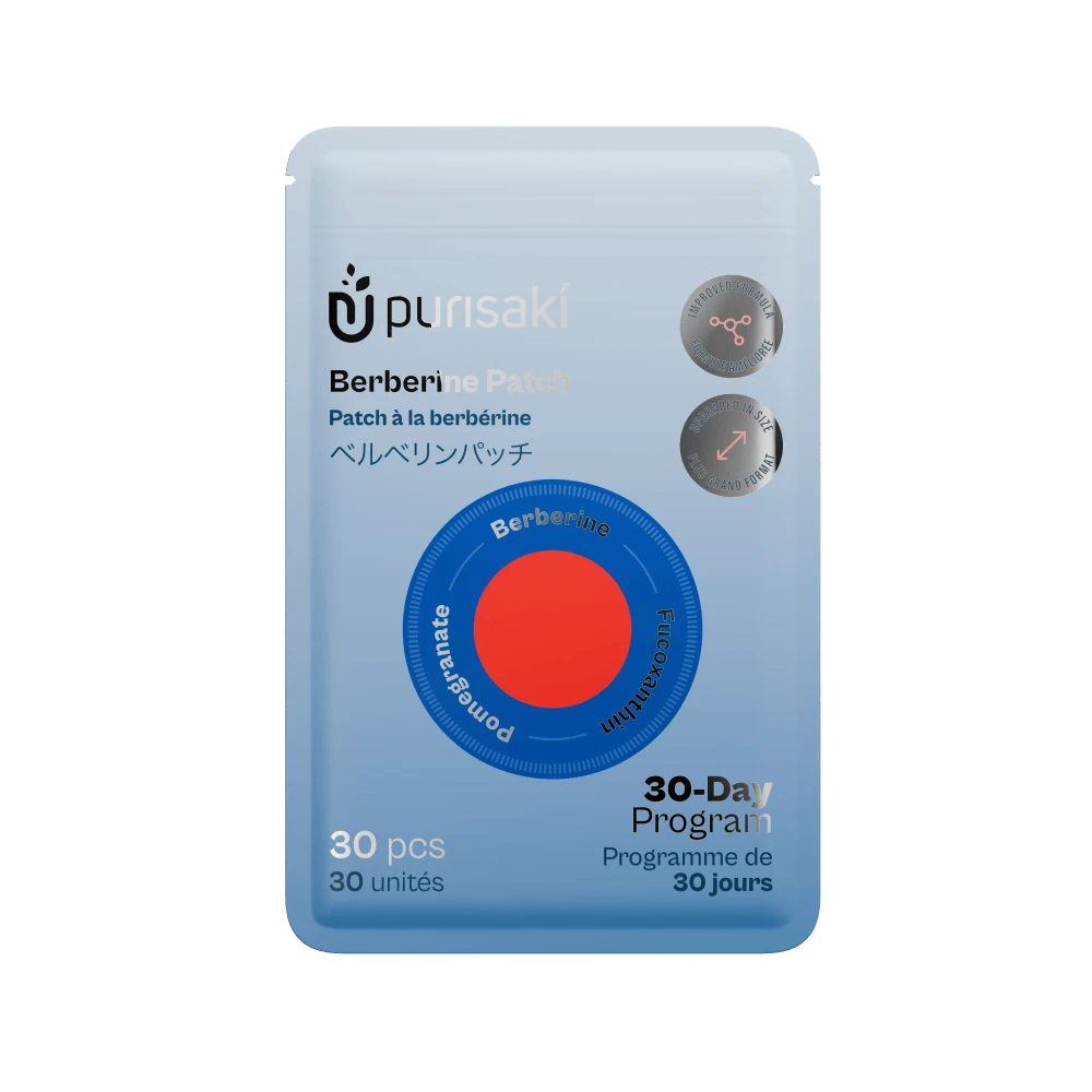 Purisaki Berberine Patch &mdash; Improved Formula Official English USA 2026